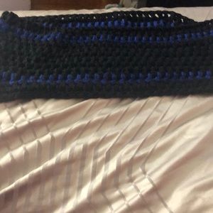 Hand knitted scarf